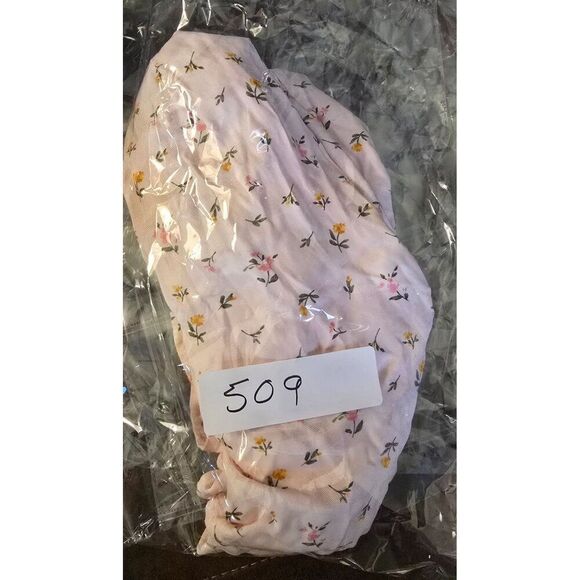 Floral Pink Sleeveless Mini Dress With Spaghetti Straps & Pleated Skirt - Womens - Picture 10 of 10